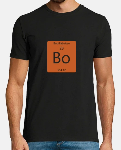 T-shirt bouillabaisse tavola periodica chimica