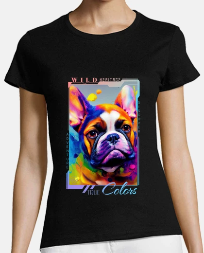 Tee-shirt Bouledogue Francais Chien Domestique