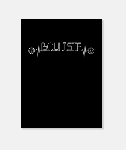 Wall bouliste boules et pétanque humor