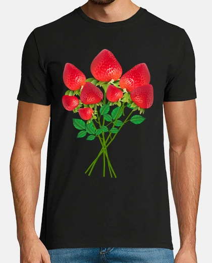 Tee-shirt bouquet de fraise