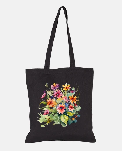 Bag bouquetofanemonespeoniesflowers