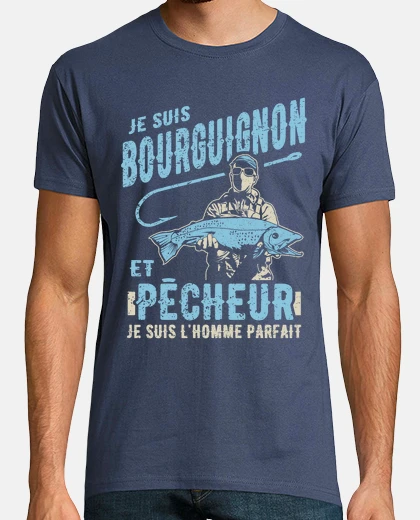 Tee-shirt bourguignon et pêcheur