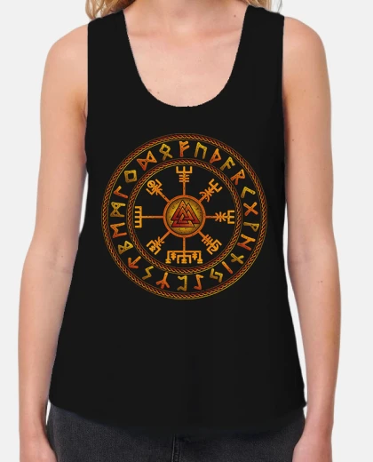 Tee-shirt boussole viking vintage