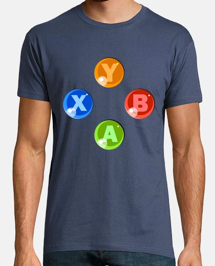 Tee-shirt boutons de xbox