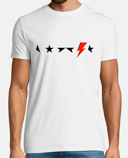 Camiseta Bowie signos negros
