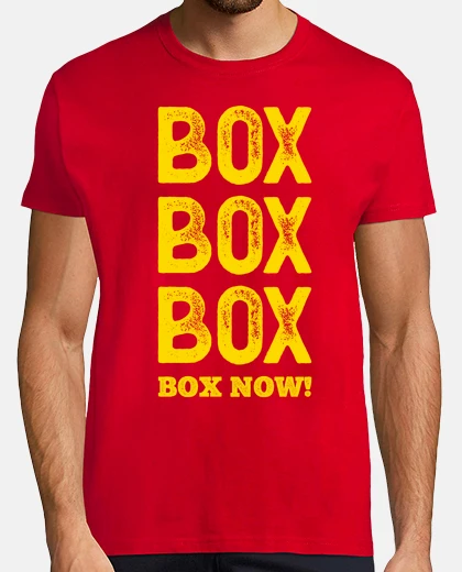 T-shirt box box box box adesso f1