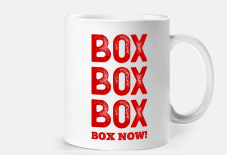 Tazza box box box box ora f1