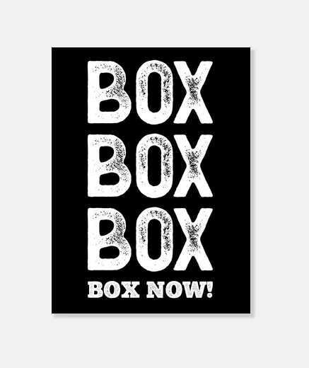Stampa box box box box ora f1