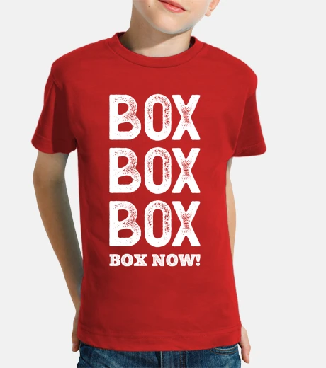 Abbigliamento box box box box ora f1