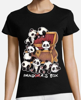 Box of pandora panda in a box t shirt tostadora