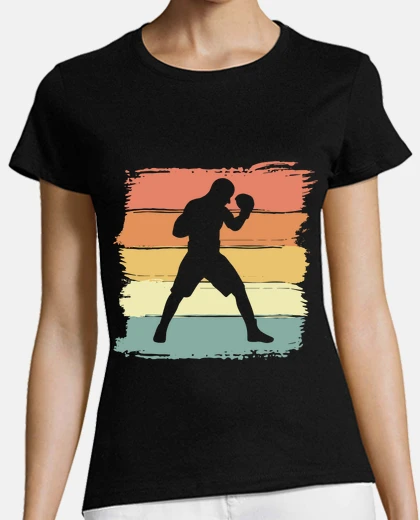 T-shirt boxe retrò