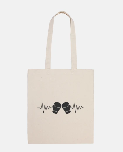 Bag boxing ekg gloves beach bag tote