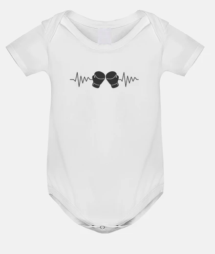 Kids boxing ekg gloves bodysuit baby onesie