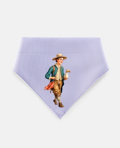 Mascotas boy and his goose antique 30s vintage baroque retro