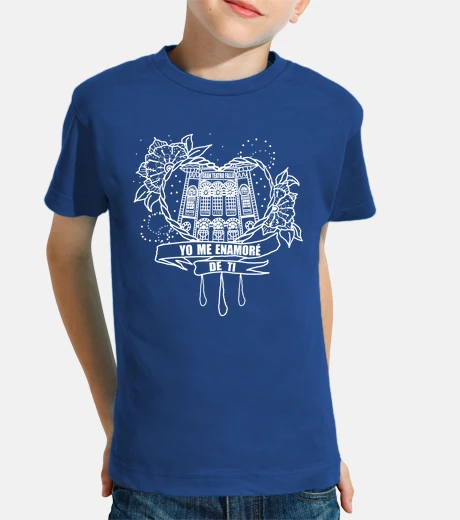 Kids boy, short sleeves, heart design i fall in love with you
