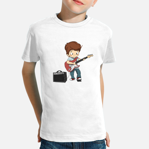 boy playing guitar