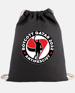 boycott qatar 2022 soccer backpack