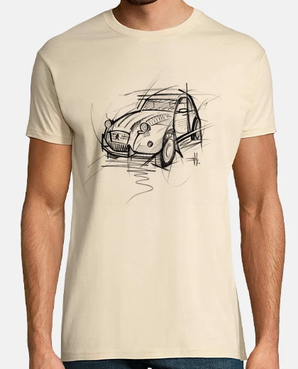 T-shirt bozzetto 2cv paola garmo b