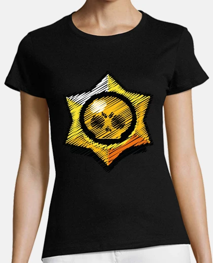 Camiseta Brawl Stars rayado.