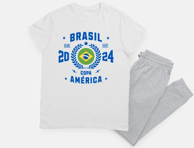 Pajama Brazil Copa America 2024 Fan Tee