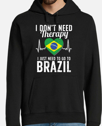 Brazil flag I Brazilian Souvenirs' Men's Hoodie