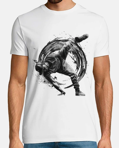 T-shirt breakdance discipline games program supporter jersey