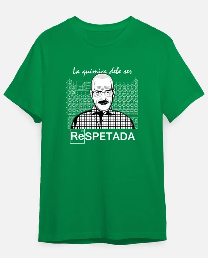 Playera breaking bad la química debe ser respetada laTostadora