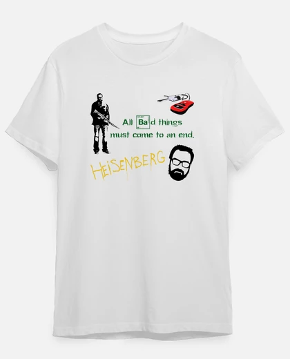 Playera breaking bad final all bad things must come to an end