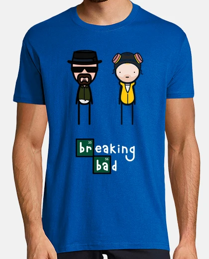 Camiseta Breaking Bad, muñequitos