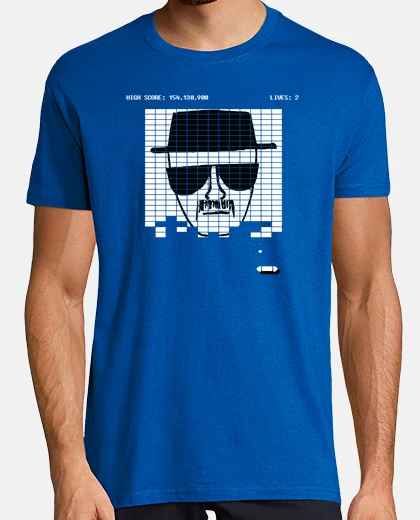 T-shirt breaking i mattoni - bianca