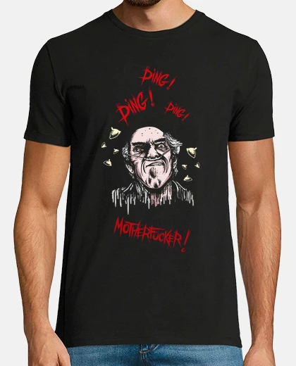 T-shirt breaking male - ding ding motherfucker