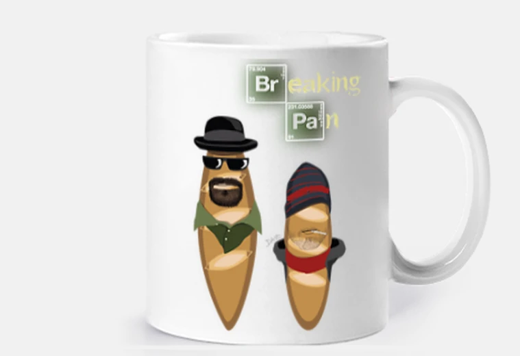 Cup breaking pan