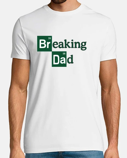T-shirt breaking patate del dad , anche testo bianco disponibile,