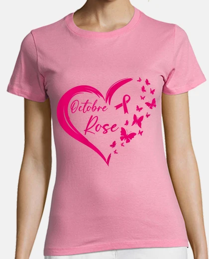 T-shirt breast cancer pink october