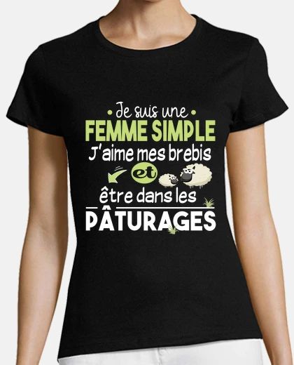 Tee-shirt Brebis mouton laine agneau chèvre animal