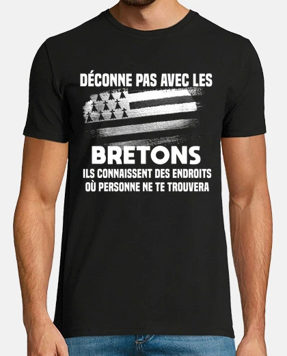 Tee-shirt Bretagne Breton Idée cadeau région