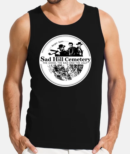 T-shirt bretelle logo uomo sad collina