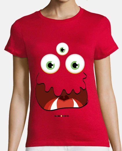 T-shirt bretelle monster 3 donna