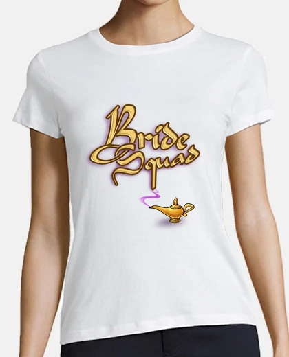 Playera Bride Novia Squad Boda Wedding Aladdin Magic Lamp Arab Style