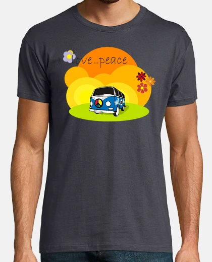 T-shirt brindisi hippie van v.01