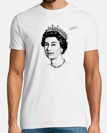 T-shirt british queen monarchy platinum jubilee