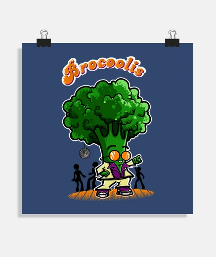 Póster brocoolis
