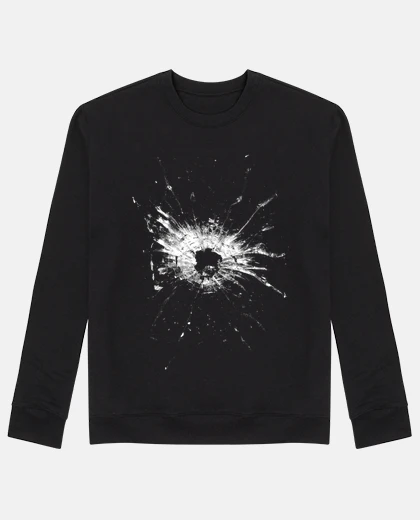 Hoodie broken glass