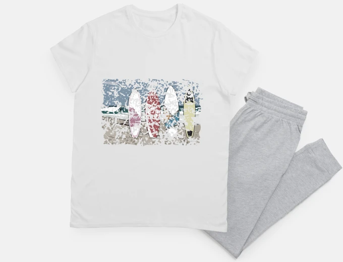Pyjama broken surfing Soft colors