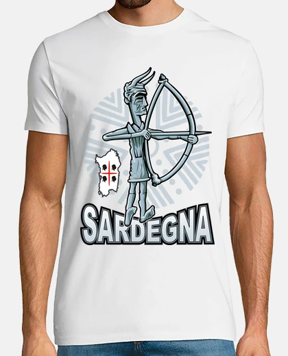 T-shirt Bronzetto sardo nuragico Sardegna