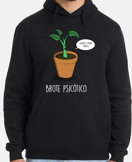 Sudadera Brote Psicótico Black