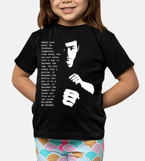 Abbigliamento bruce lee - essere water il mio amico