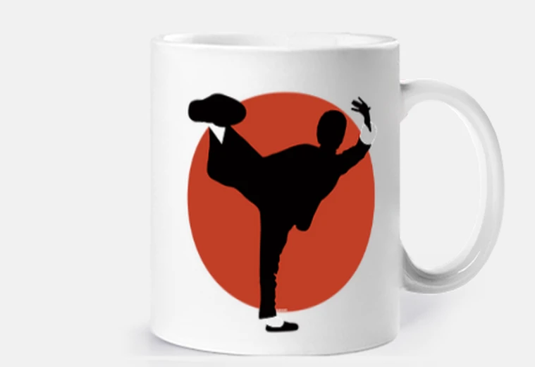 Cup bruce lee kung fu