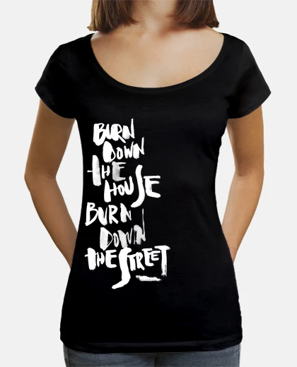T-shirt bruciare down t-shirt