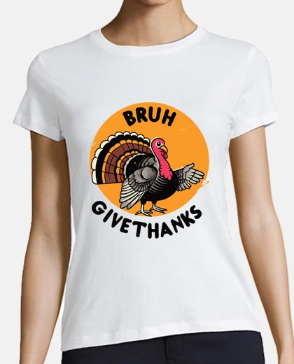 Playera bruh thanksgiving funny meme